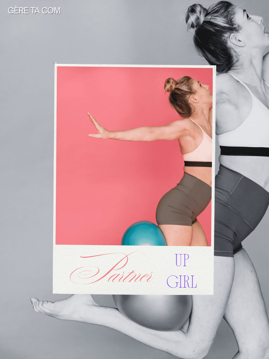 Publication « Partner up girl » pour un studio de Pilates